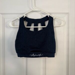 Blue Alphalete Sports Bra